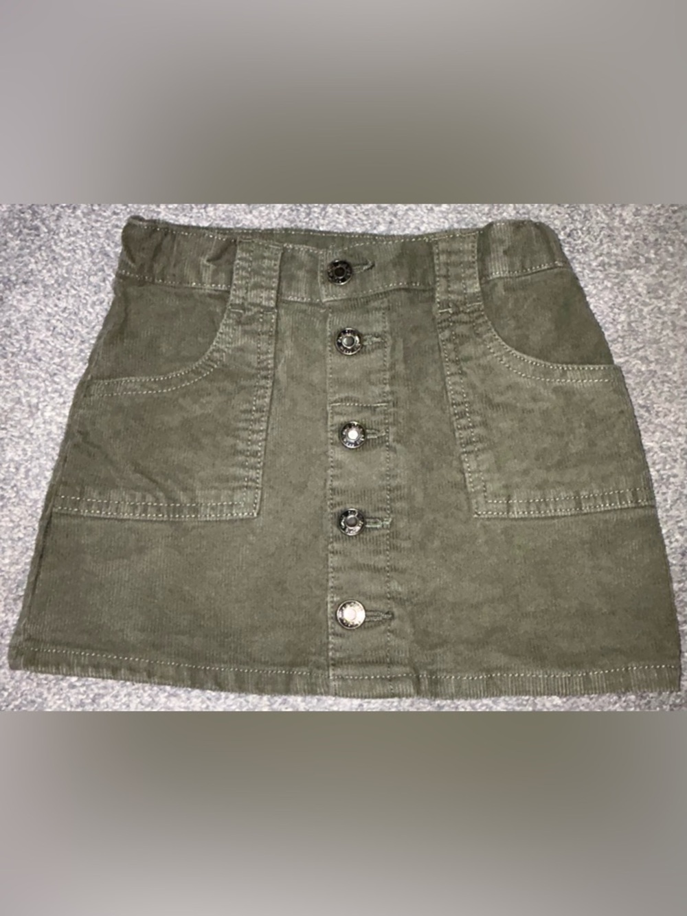 Girls skirt - green skirt - corduroy skirt - girls corduroy skirt - toddler
